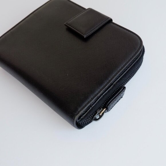 Authentic Preowned Prada Black Saffiano Leather Bi-Fold Wallet - Picture 5 of 13